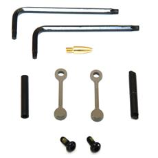 KNS Precision AR15 Gen 2-Mod 2 Non Rotating Dark Earth Hammer/ Trigger Pin Set - .154"
