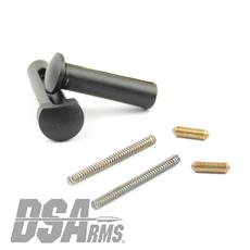 DSA AR15 Titanium Takedown & Pivot Pin Set - Black Finish - Includes 2 Detents & Springs