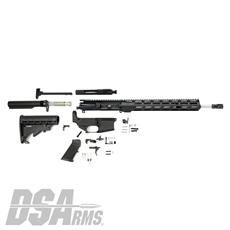 DSA AR15 16" S.S. Mid-Length 80% Lower Rifle Kit - Complete Kit Featuring 80% Lower