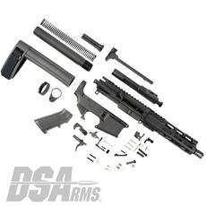 DSA AR15 7.5" 5.56 Pistol Kit - Complete Pistol Build Kit - Featuring 80% Lower