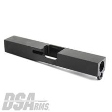 DS Arms 4140 Steel Slide for Glock Type Pistol - Gen3 Model 19 - Gunsmith - No Exterior Machining - Phosphate Finish