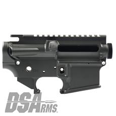 DSA ZM4 AR15 Enhanced Lower & Upper Receiver Set - DuraCoat Parker Gray