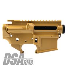 DSA ZM4 AR15 Enhanced Lower & Upper Receiver Set - DuraCoat Coyote