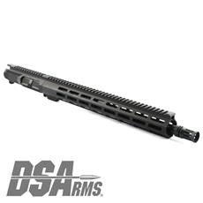 DSA ZM4 AR15 Slim Series 5.56 NATO Upper Receiver Assembly - 16.25" Knurl Fluted Chrome Lined 1:7 Twist Barrel