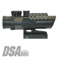 DS Arms B.R.O. (Battle Rifle Optic) 4x Prism Scope - Trilux Reticle