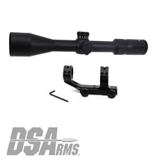 DS Arms D.R.O. Designated Rifleman Optic - 6-24x50 - FFP Rifle Scope - MOA Reticle - Weaver Tactical 30mm SPR Mount Kit