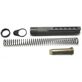 DSA AR15 NPE - Nickel Phosphate Coated Buffer Tube Kit - 6 Position Mil-Spec - Carbine Buffer