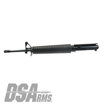 DS Arms AR15 Barreled Upper Receiver - 20" Chrome Lined A2 Profile Barrel - 5.56x45mm - 1:7 Twist - Forged Front Sight Tower