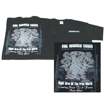 DS Arms FAL World Tour T-Shirt - Black - XXX Large