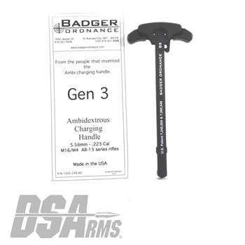 Badger Ordnance Gen 3 Ambidextrous Charging Handle - 5.56mm Platforms