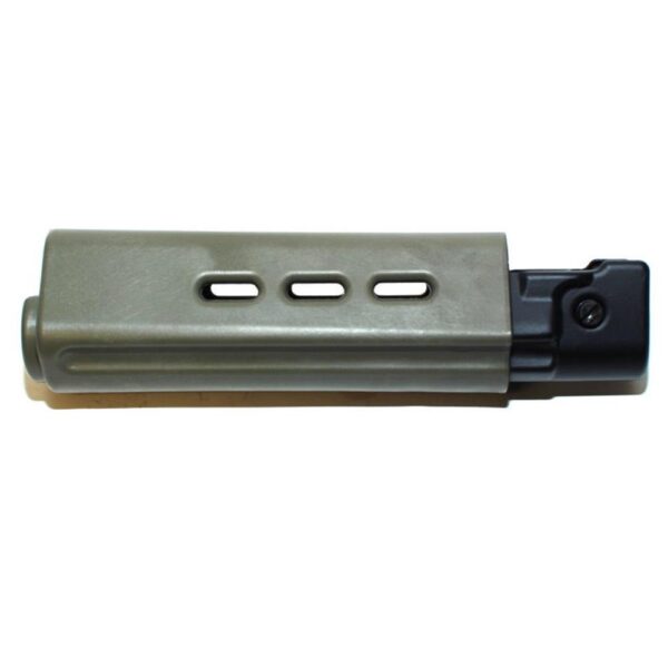 DSA FAL SA58 Short Gas System Length Handguards - Belgian Style - Includes Screw, Washer & Front Sling Swivel - DuraCoat OD Green - Image 2