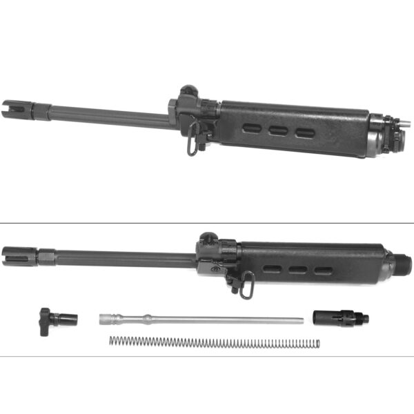 DSA FAL SA58 16" Complete Fluted Tactical Front End Assembly - Handguards & Gas System Included - Image 2
