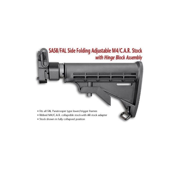 DSA FAL SA58 Metric PARA Adjustable Folding M4 Stock Assembly - Image 2