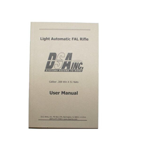 DSA FAL SA58 Armorer's  Manual - 110 Pages & 2 Schematics - Image 2