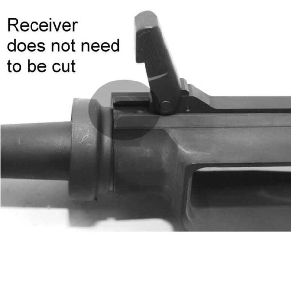 DSA FAL SA58 U.S.Made Metric Folding Cocking Handle Assembly - W/ Lever Undercut, Lug and Pin - Image 3