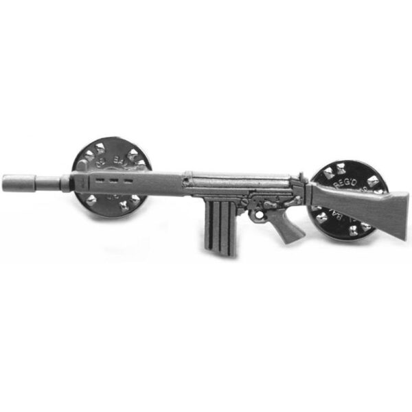 DS Arms Traditional FN FAL Silver Pewter Tie Clip - Image 2