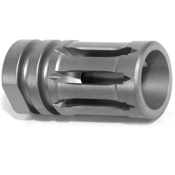 DSA AR15 Titanium Enhanced Bird Cage Short Flash Hider - 1/2x28 - Natural Finish - Image 7