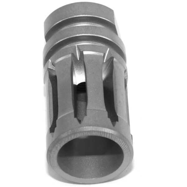DSA AR15 Titanium Enhanced Bird Cage Short Flash Hider - 1/2x28 - Natural Finish - Image 8