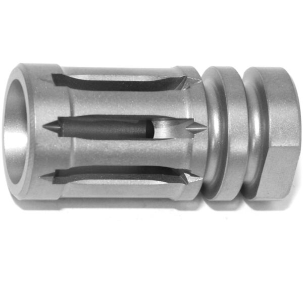 DSA AR15 Titanium Enhanced Bird Cage Short Flash Hider - 1/2x28 - Natural Finish - Image 9