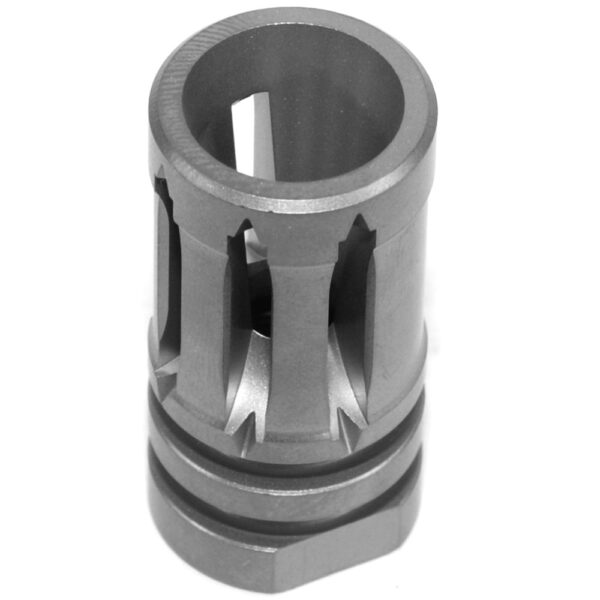 DSA AR15 Titanium Enhanced Bird Cage Short Flash Hider - 1/2x28 - Natural Finish - Image 10