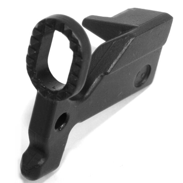 DSA AR15 WarZ Enhanced Bolt Catch - Lightweight Checkered Design - Black Finish - Image 5