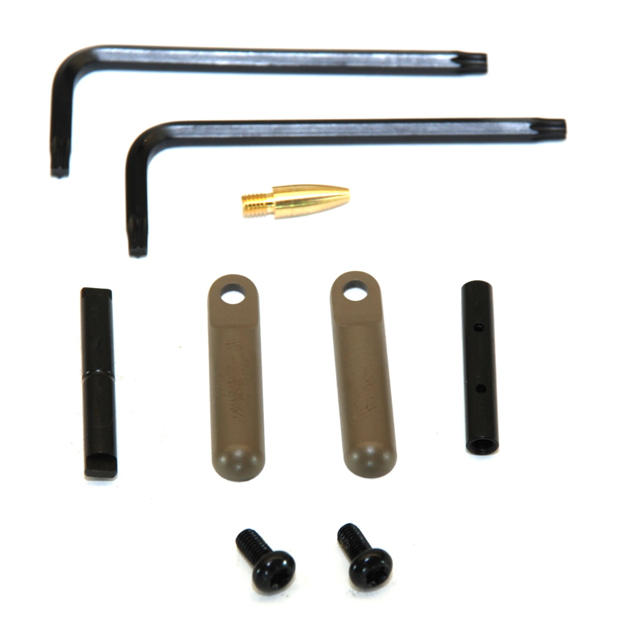 KNS Precision AR15 Gen 2 Non Rotating Dark Earth Hammer/ Trigger Pin Set - .154" - Image 2