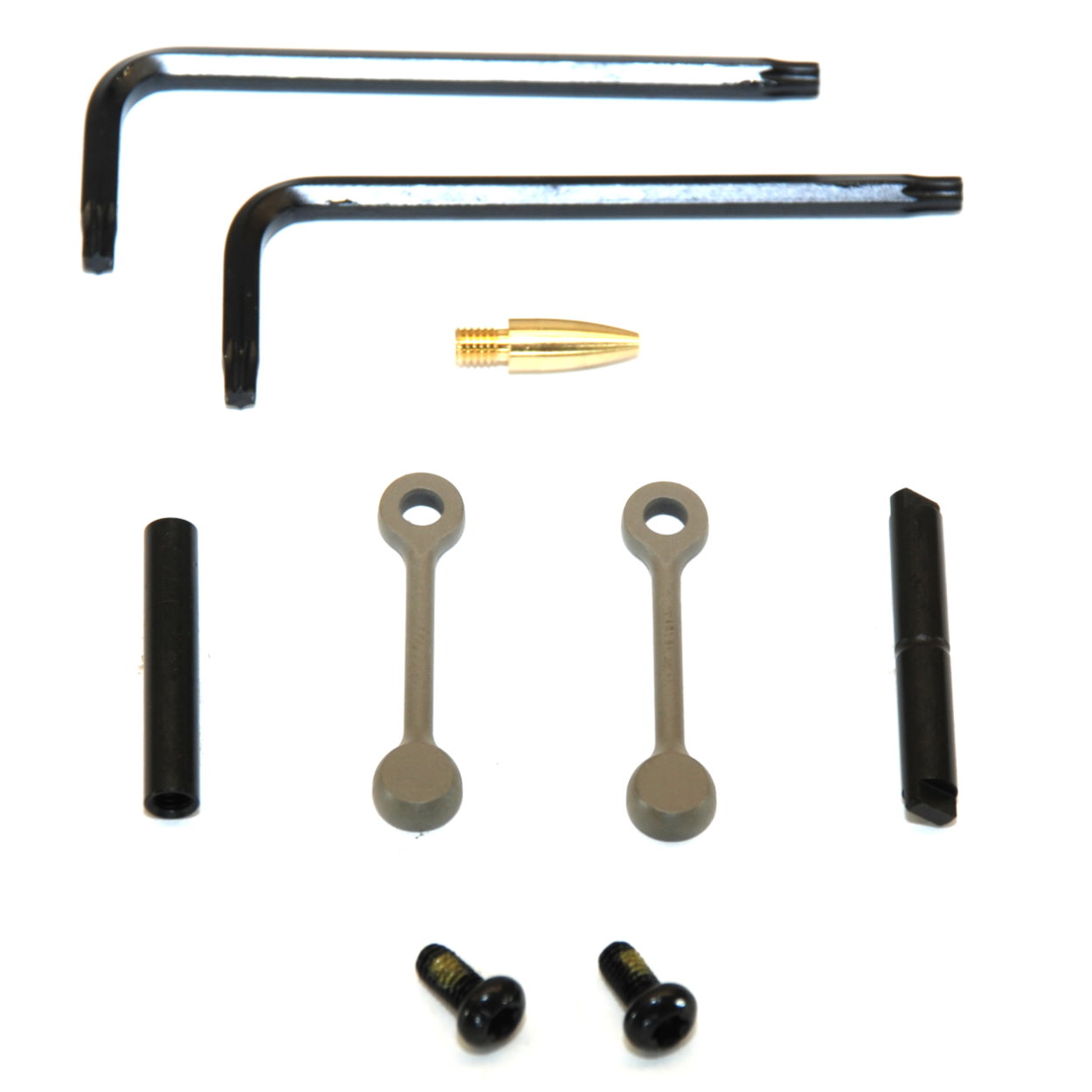 KNS Precision AR15 Gen 2-Mod 2 Non Rotating Dark Earth Hammer/ Trigger Pin Set - .154" - Image 2
