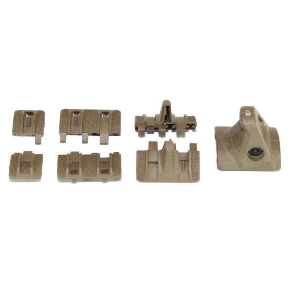 Magpul XTM Hand Stop Kit - Picatinny Rail - FDE - Image 2
