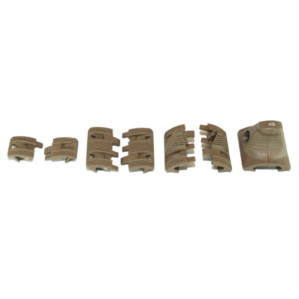 Magpul XTM Hand Stop Kit - Picatinny Rail - FDE - Image 3