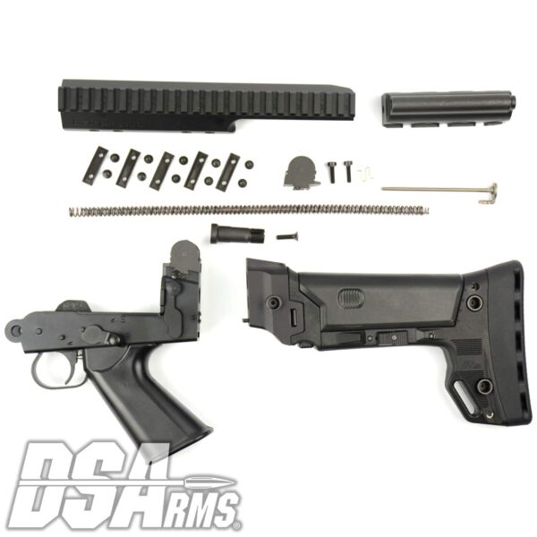 DSA FAL SA58 PARA Conversion Kit - Includes B.R.S. PARA Stock, Complete Internals, Lower Trigger Frame, PARA Carrier, Extended PARA Scope Mount Spring - Image 2