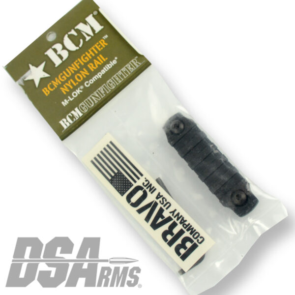 Bravo Company Gunfighter Picatinny Rail Section - M-LOK Mounting - Black Bravo Company Gunfighter Picatinny Rail Section - M-LOK Mounting - Black - Image 3