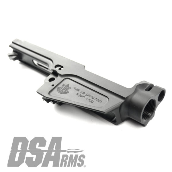 DSA SA58 Israeli Marked Stripped Semi Auto FAL Receiver - Type 1 Carry Handle Cut DSA SA58 Israeli Marked Stripped Semi Auto FAL Receiver - Type 1 Carry Handle Cut - Image 4