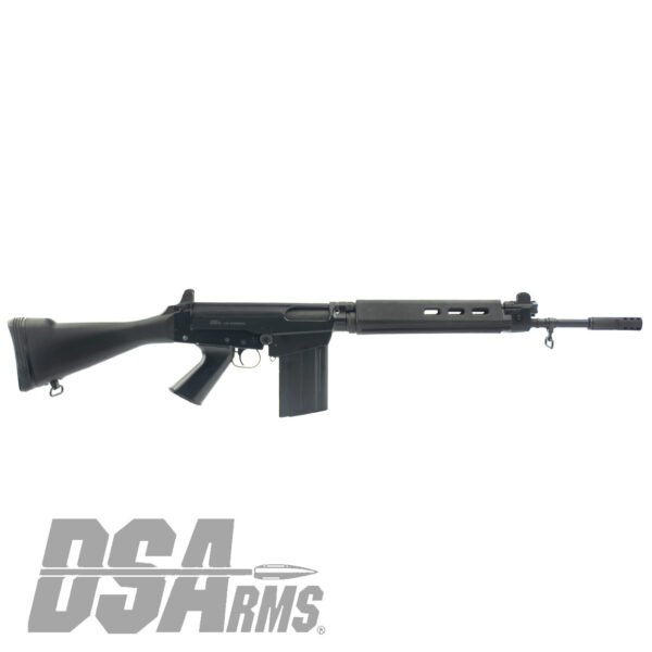 DSA SA58 FAL 18" Bush Warrior Rifle - Traditional Profile Barrel, 7.62x51mm Fixed Stock Rifle - Image 2