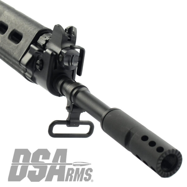 DSA SA58 FAL 18" Bush Warrior Rifle - Traditional Profile Barrel, 7.62x51mm Fixed Stock Rifle - Image 7