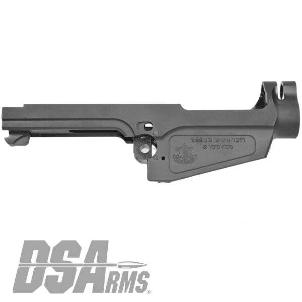 DSA SA58 Israeli Marked Stripped Semi Auto FORGED FAL Receiver - Type 1 Carry Handle Cut - 7.62x51mm - Image 2