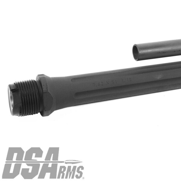 DSA FAL SA58 16" Chrome Lined Fluted Tactical Short Gas System Barrel - Gas Block Included - Image 5
