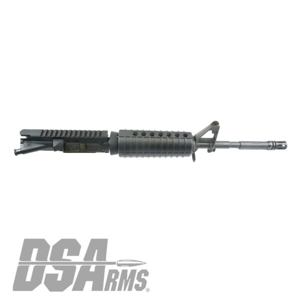 DSA AR15 14.7" Chrome Lined M4 1:7 Twist Sight Tower Upper Assembly - Pinned Flash Hider 16.4" OAL - Image 3