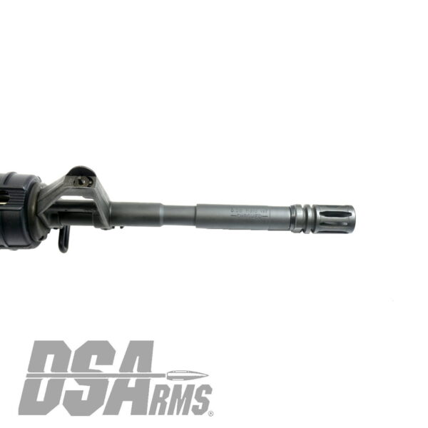 DSA AR15 14.7" Chrome Lined M4 1:7 Twist Sight Tower Upper Assembly - Pinned Flash Hider 16.4" OAL - Image 4