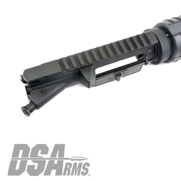 DSA AR15 14.7" Chrome Lined M4 1:7 Twist Sight Tower Upper Assembly - Pinned Flash Hider 16.4" OAL - Image 8