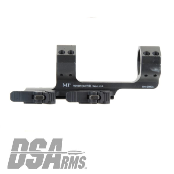 Midwest Industries 30MM QD Scope Mount 20MOA with 1.4-in Offset - Black Midwest Industries 30MM QD Scope Mount 20MOA with 1.4-in Offset - Black - Image 2