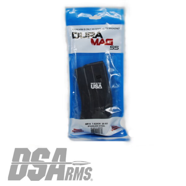 DURAMAG AR39 Magazine - 7.62x39 Caliber - Stainless Steel - 20 Round DURAMAG AR39 Magazine - 7.62x39 Caliber - Stainless Steel - 20 Round - Image 5