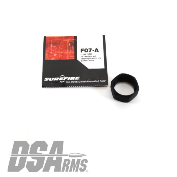 Surefire Slip-on Flashlight Bezel Filters - 1.125" - Clear Surefire Slip-on Flashlight Bezel Filters - 1.125" - Clear