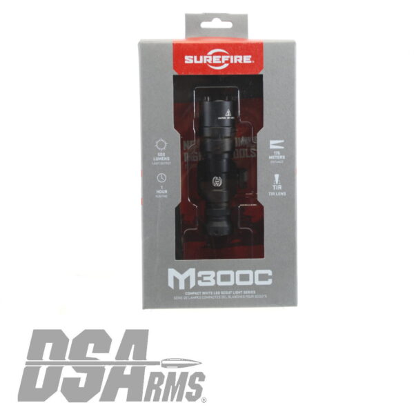 Surefire M300C Scout Light WeaponLight  - 500 Lumen - Black Surefire M300C Scout Light WeaponLight  - 500 Lumen - Black - Image 2