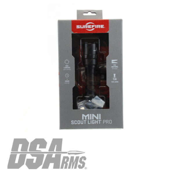 Surefire Mini Scout Light Pro - 500 Lumen - Black Surefire Mini Scout Light Pro - 500 Lumen - Black - Image 2