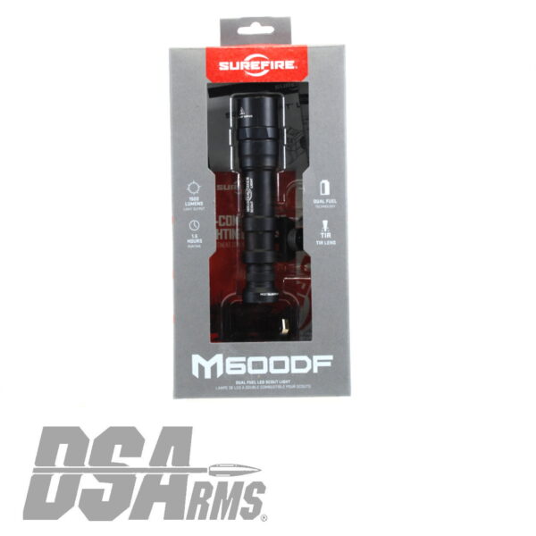 Surefire M600DF Scout Light WeaponLight - 1,500 Lumen - Black Surefire M600DF Scout Light WeaponLight - 1,500 Lumen - Black - Image 2