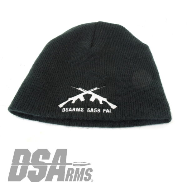 DS Arms Knit Hat - Crossed FAL Logo - Black - Image 3