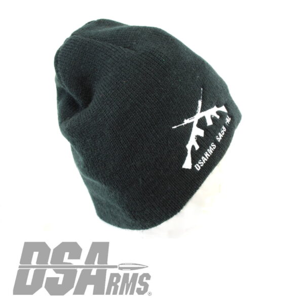 DS Arms Knit Hat - Crossed FAL Logo - Black - Image 4