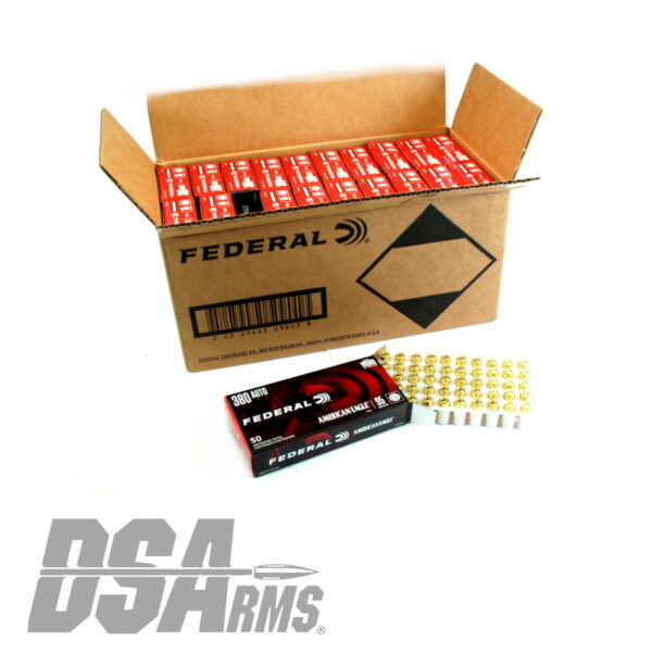 American Eagle .380 ACP - 95 Grain - FMJ - Case of 1,000 - Image 2