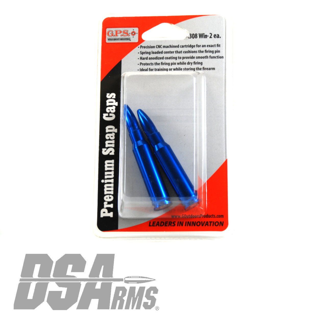 G.P.S. Snap Caps - .308 Winchester - Machined Aluminum - 2 Pack - Image 4