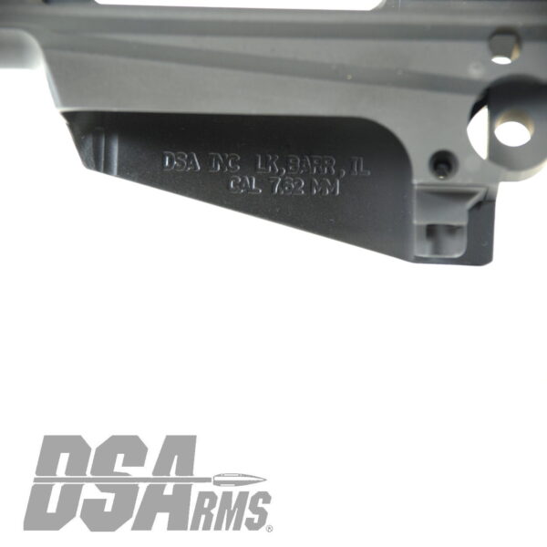 DSA SA58 Special Gendarmerie Marked Stripped Semi Auto FAL Receiver - Type 3 Carry Handle Cut - 7.62 MM DSA SA58 Special Gendarmerie Marked Stripped Semi Auto FAL Receiver - Type 3 Carry Handle Cut - 7.62 MM - Image 3